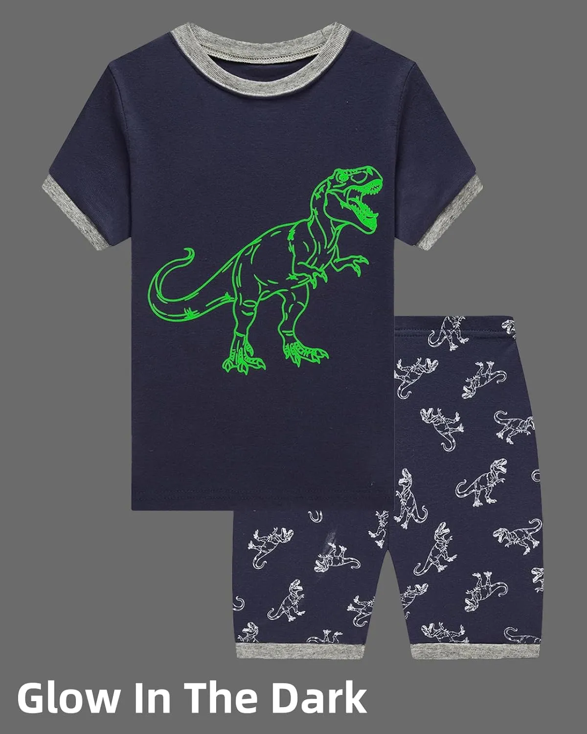 Cotton Pajamas Boys Summer Shorts Sets Toddler Boys Pjs Kids Sleepwear 18Months-12Years