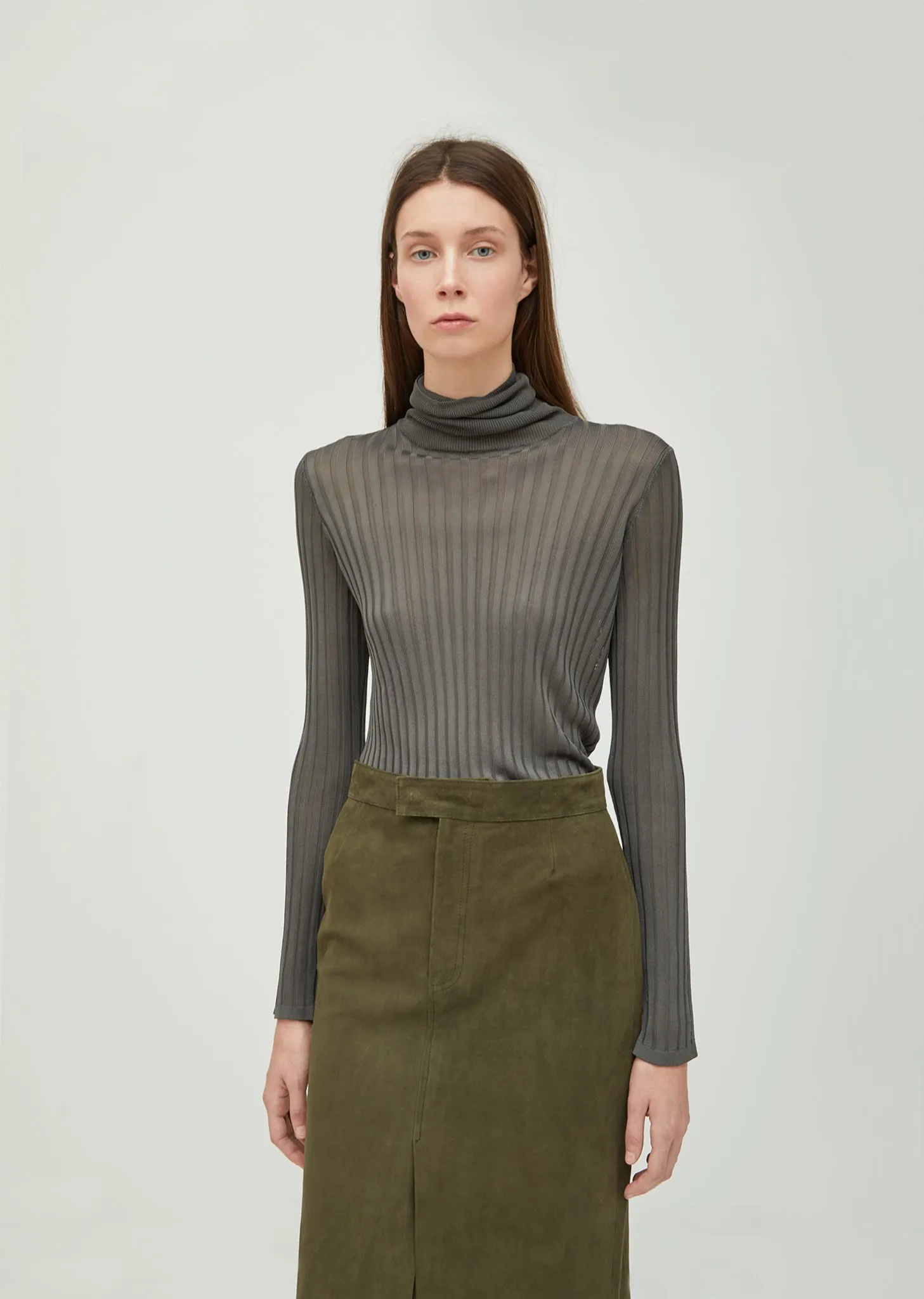 Emma Ribbed Turtleneck