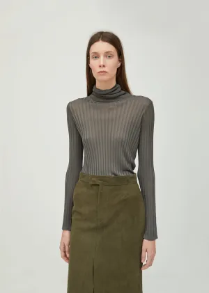 Emma Ribbed Turtleneck