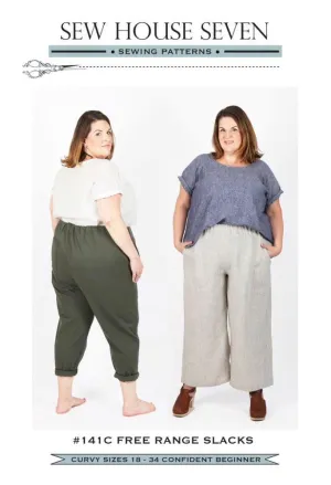 Free Range Slacks Pattern (Sizes 18-34)