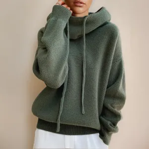 HARLOW - Cosy Turtleneck Hoodie