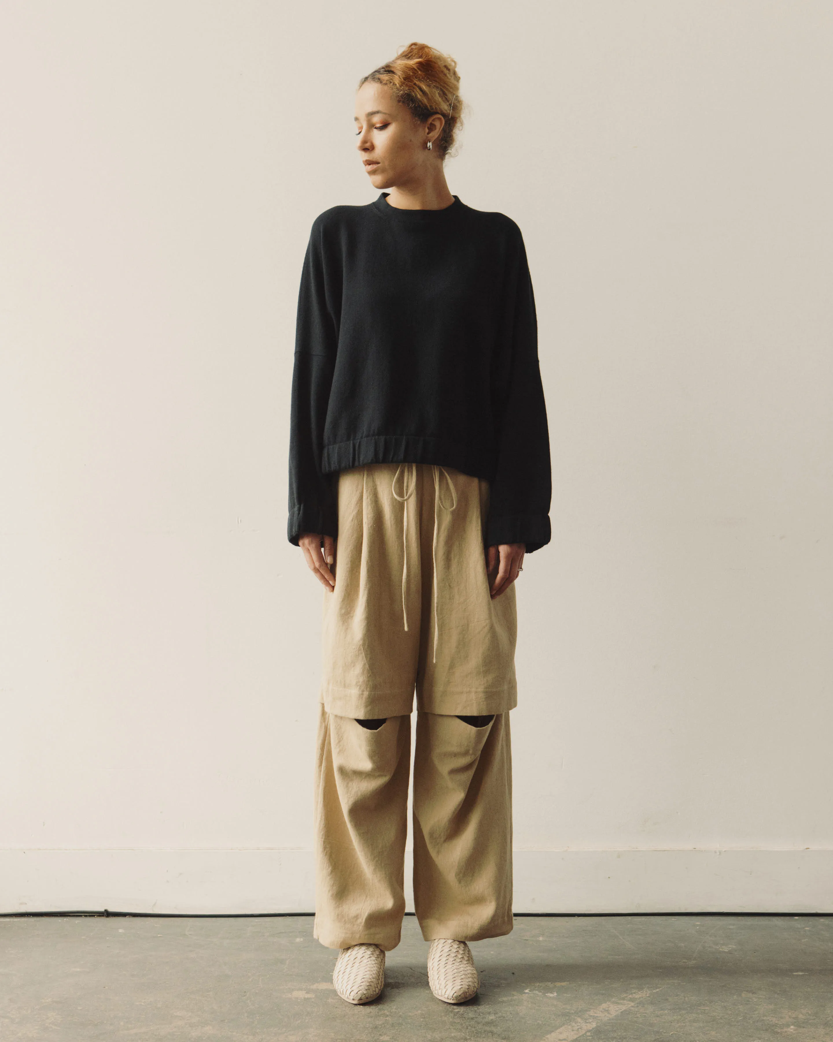 Lauren Manoogian Band Pullover, Black