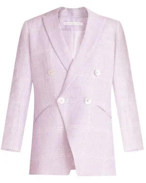 Lavender Check Nisha Dickey Jacket