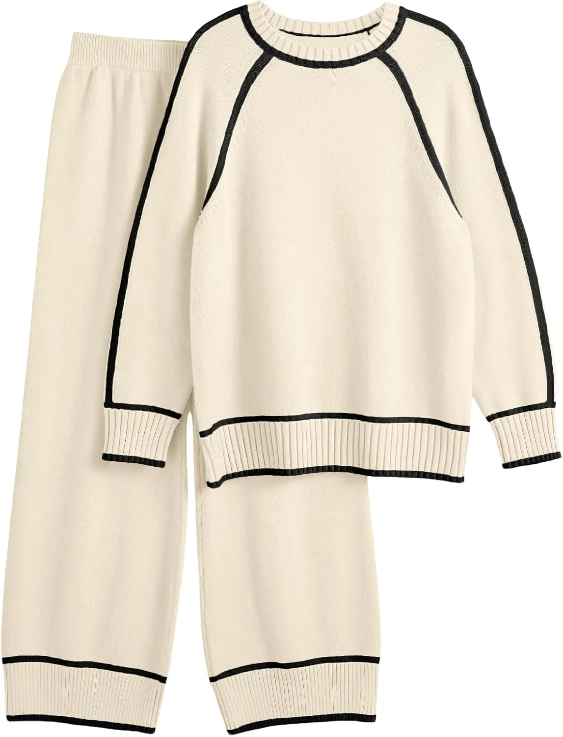 LILLUSORY 2 Piece Knit Lounge Set Womens Matching Sweater Sets