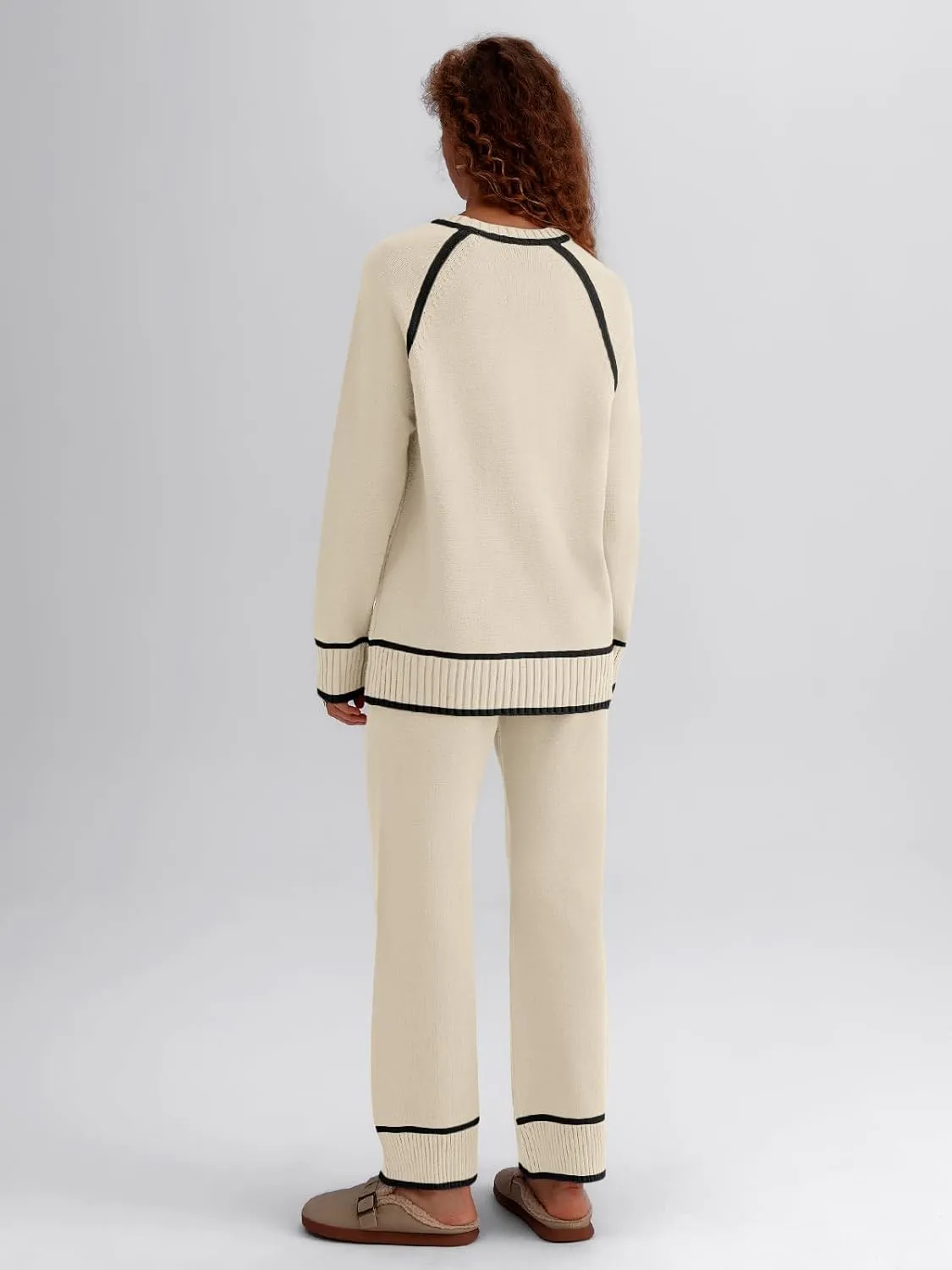LILLUSORY 2 Piece Knit Lounge Set Womens Matching Sweater Sets