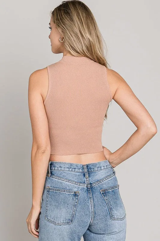 Marseille Mock Neck Tank