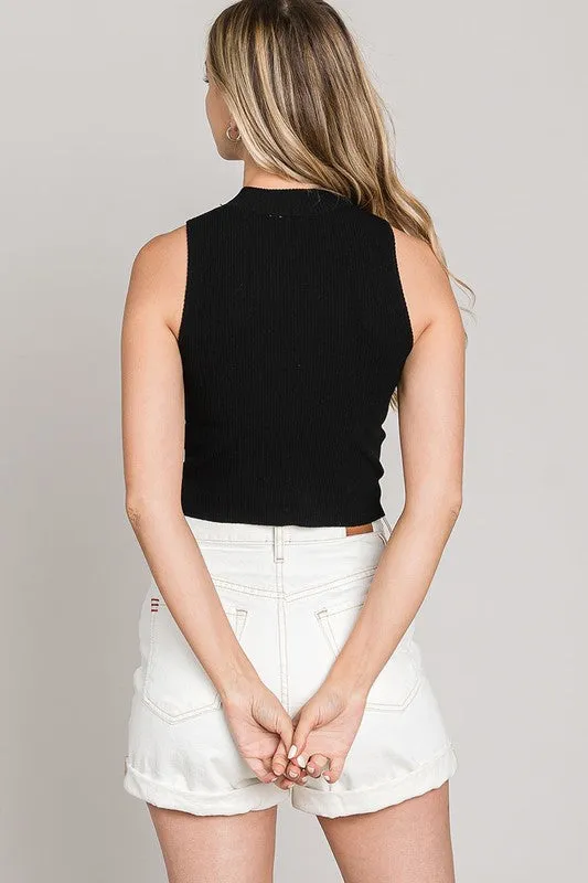 Marseille Mock Neck Tank