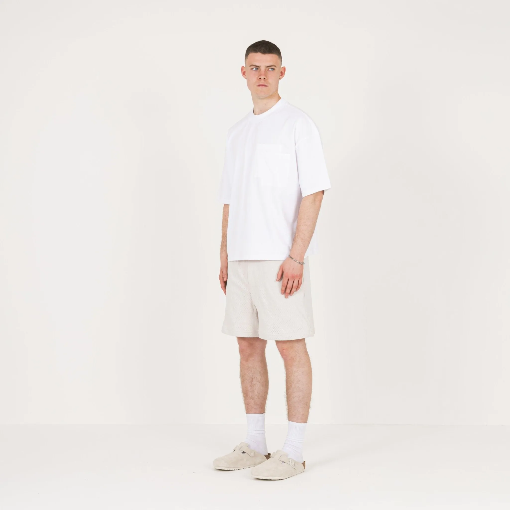 Mesh Short - Off White