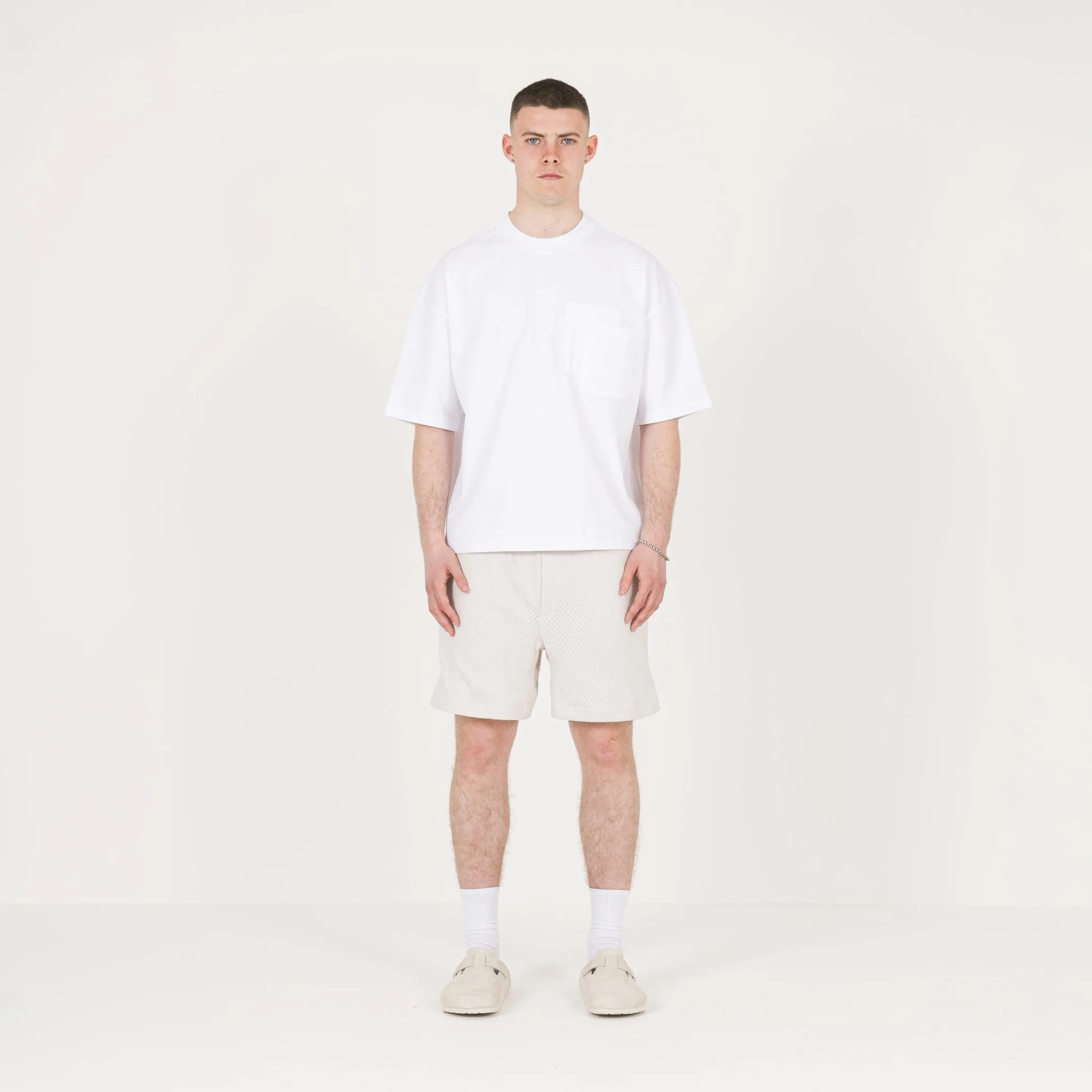 Mesh Short - Off White
