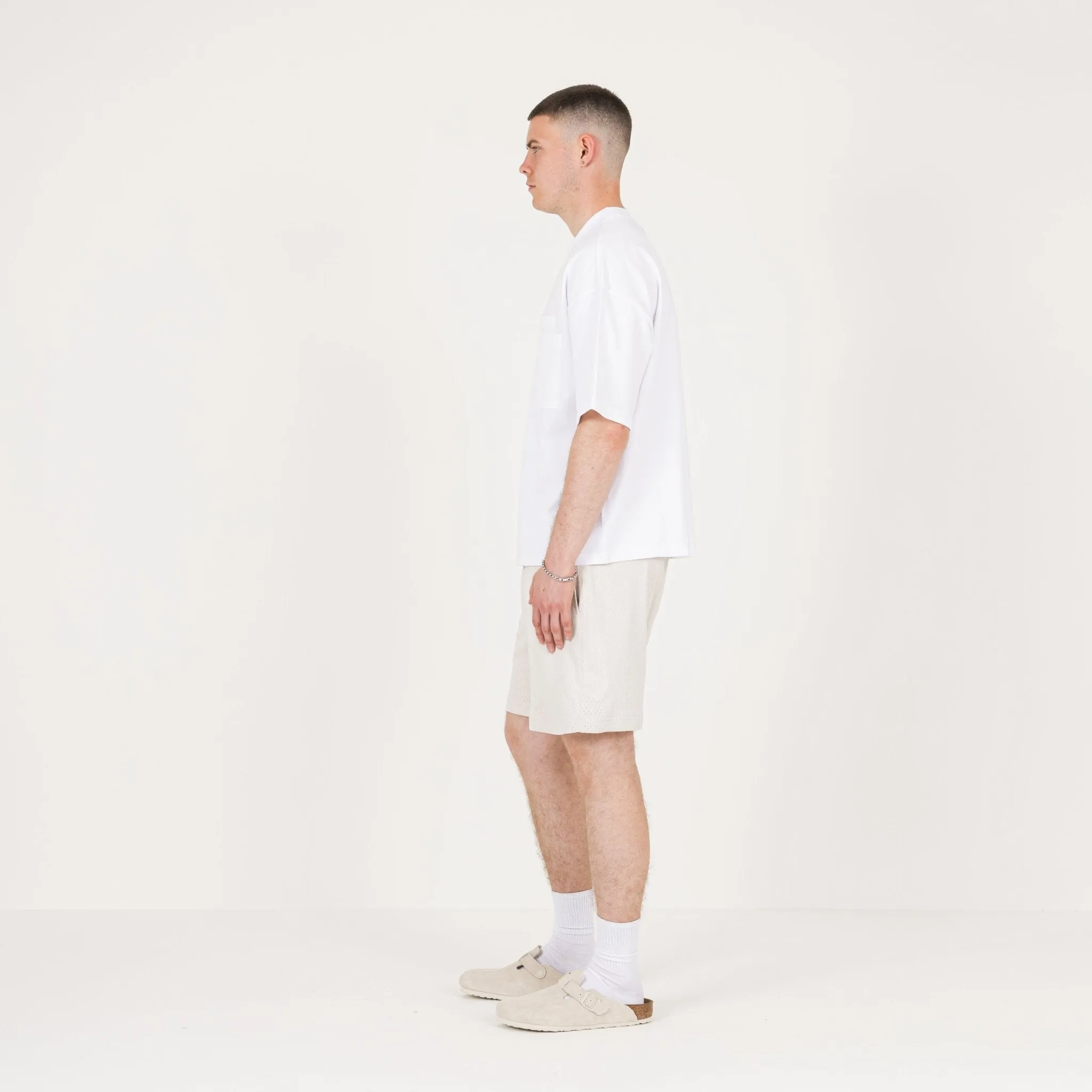 Mesh Short - Off White