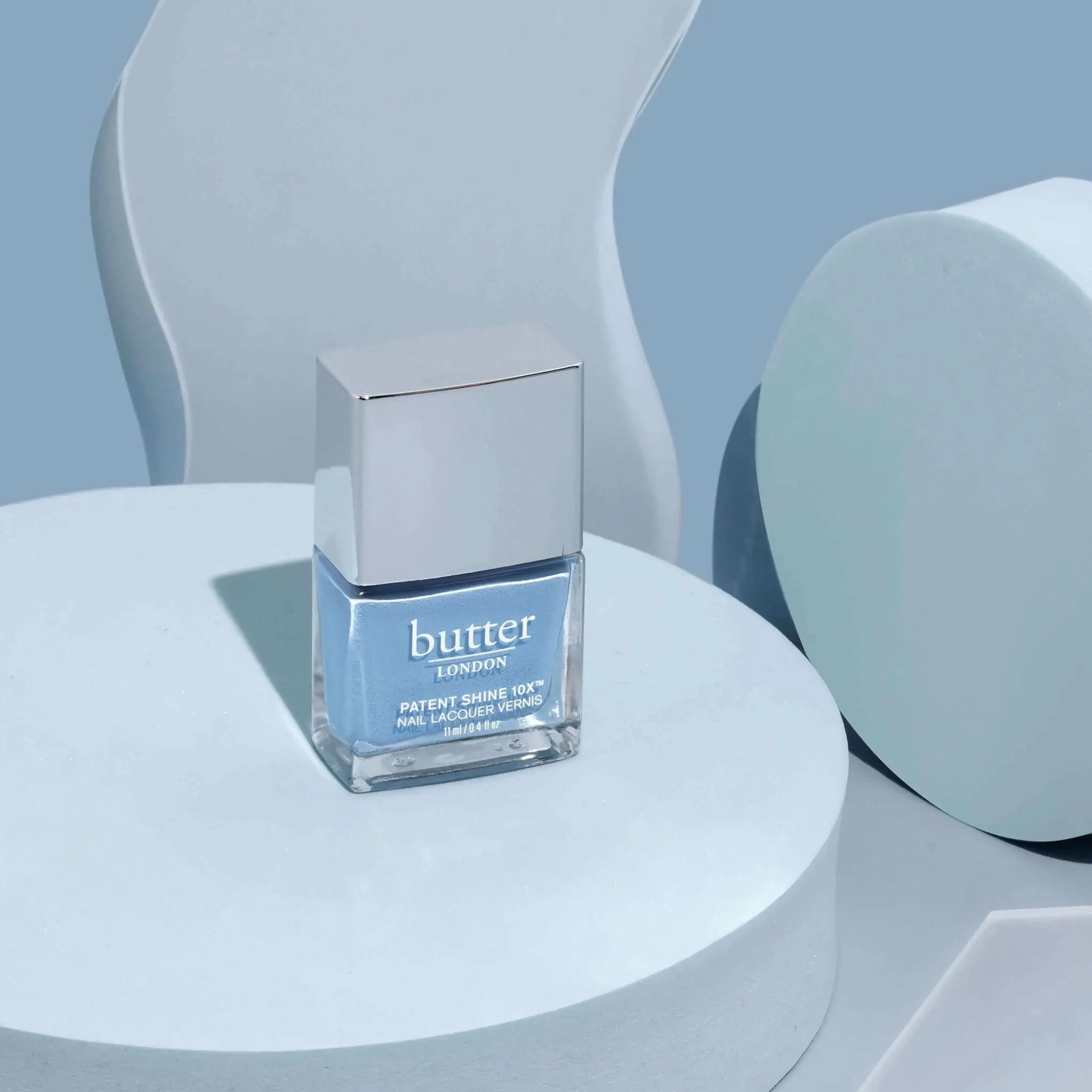 Patent Shine 10X Nail Lacquer - Waterloo Blue, 0.4 fl oz