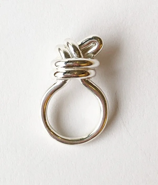 R.ALAGAN/KNOT RING(SILVER)