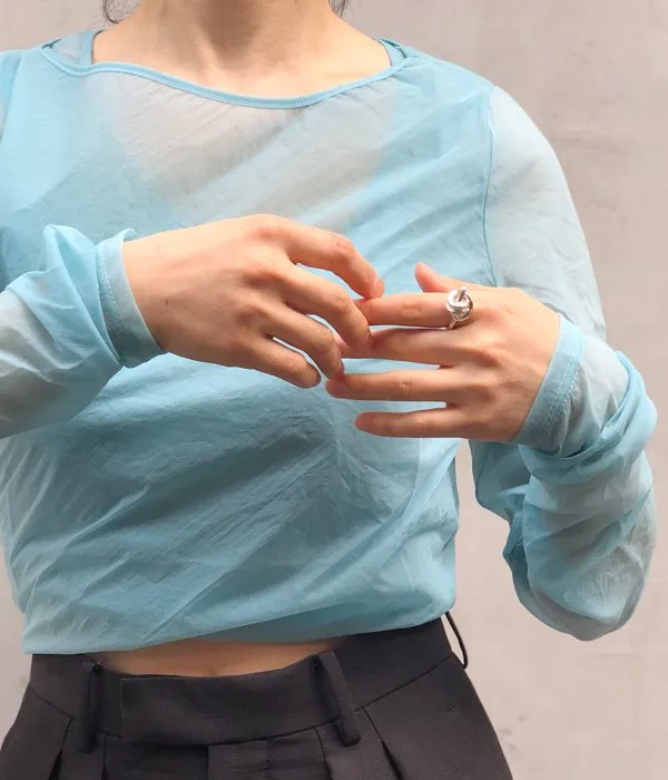 R.ALAGAN/KNOT RING(SILVER)