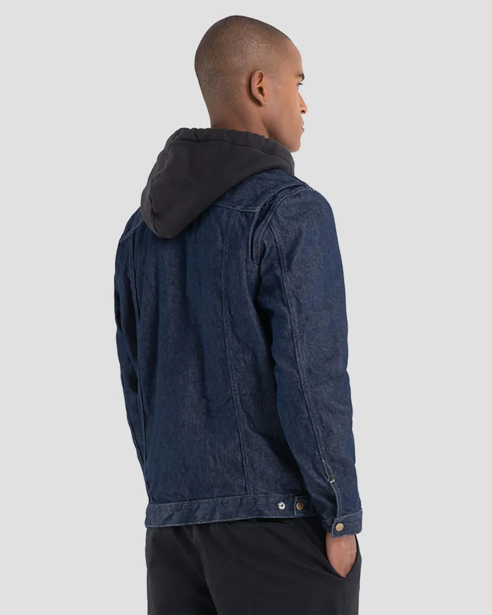 Replay Sartoriale Red Cast Indigo Denim Jacket - Dark Blue