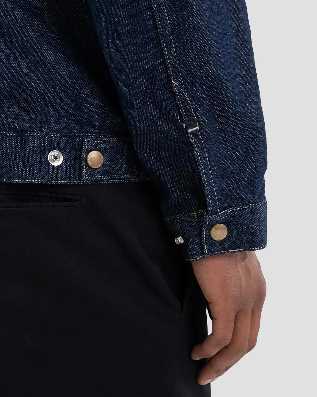 Replay Sartoriale Red Cast Indigo Denim Jacket - Dark Blue