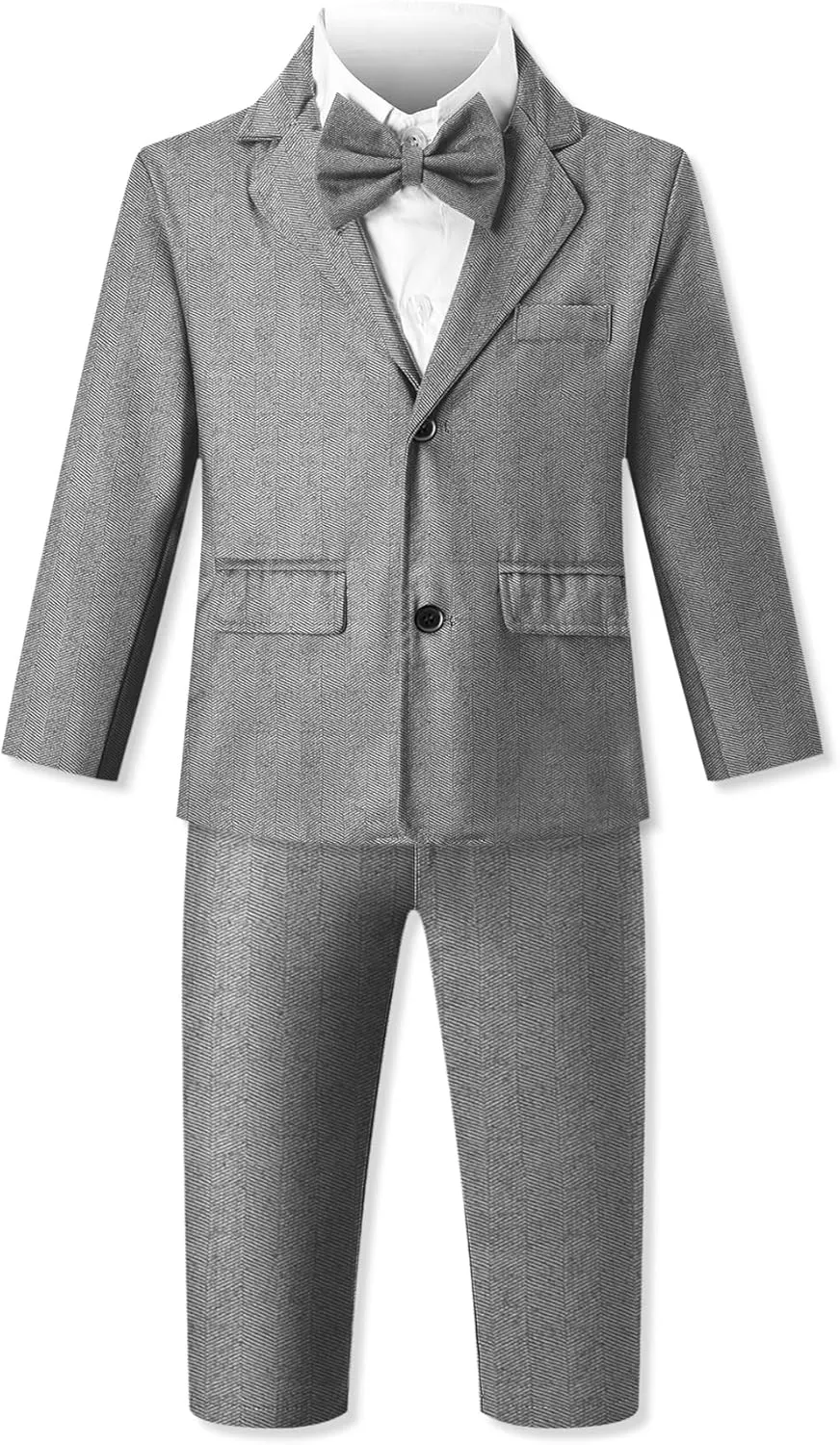 SANGTREE Baby Boys Gentleman Outfits Suits Set, 3 Months - 14 Years