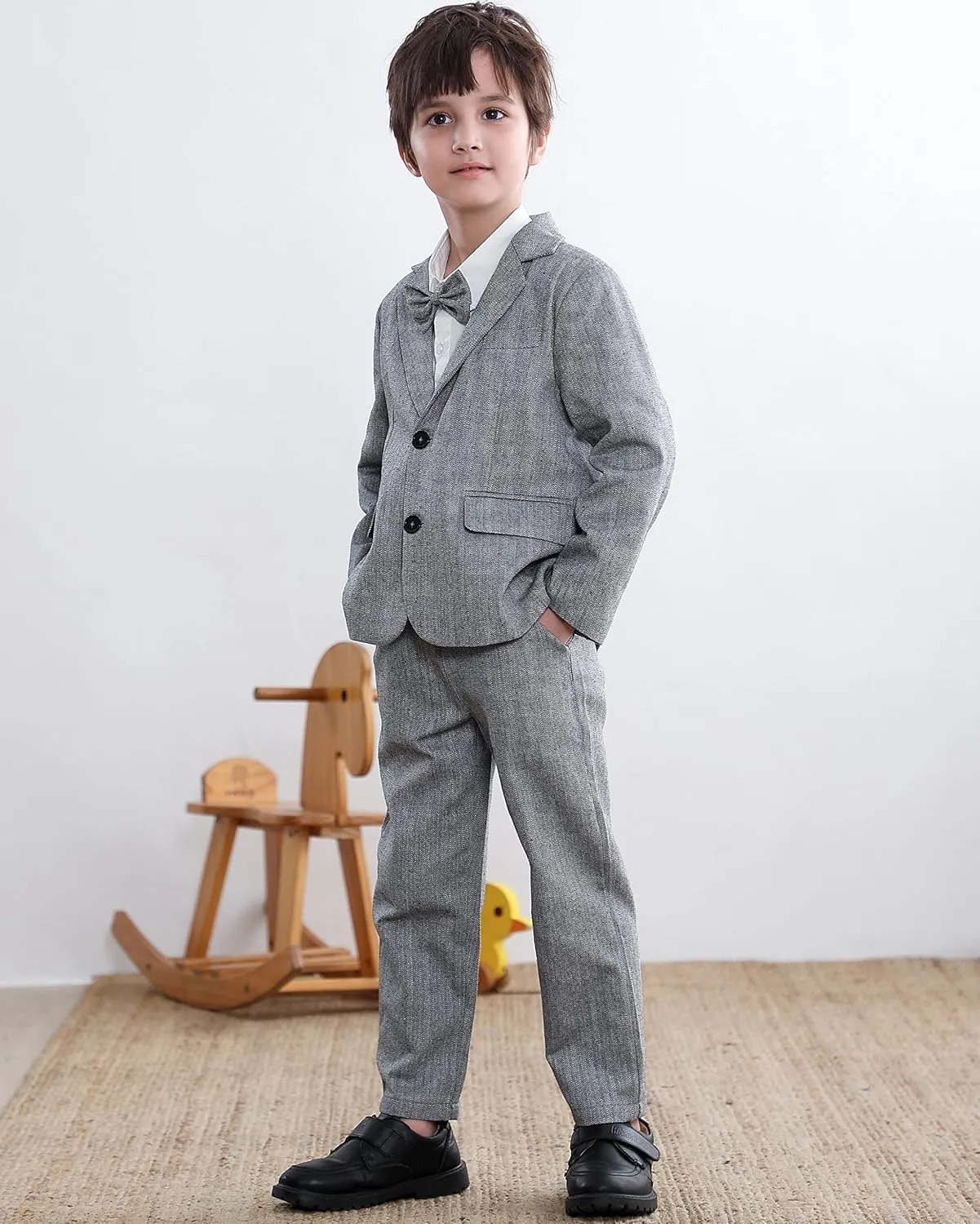 SANGTREE Baby Boys Gentleman Outfits Suits Set, 3 Months - 14 Years
