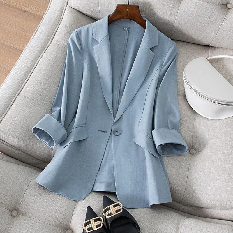 Slimming Suit Jacket In Tencel
