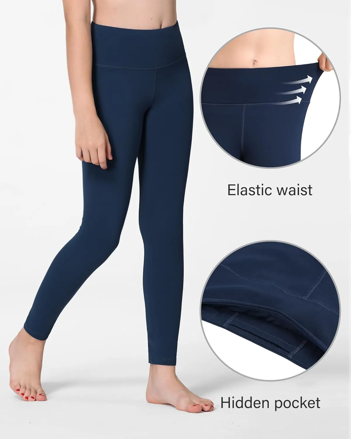 Stelle Girls Leggings Yoga Pants Youth Athletic Dance Running Active Tights Pack