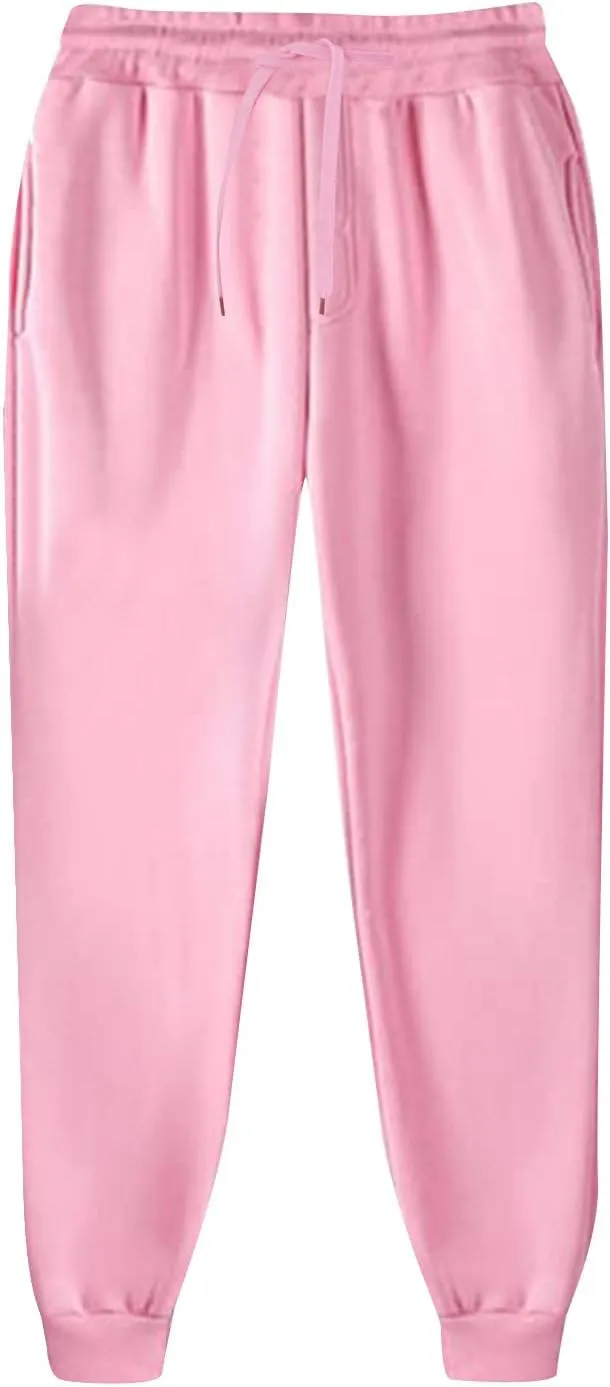 Sweatpants for Men Casual Baggy Work Hiking Joggers Athletic Jogging Running Pants Drawstring Stretch Waist Trouser
