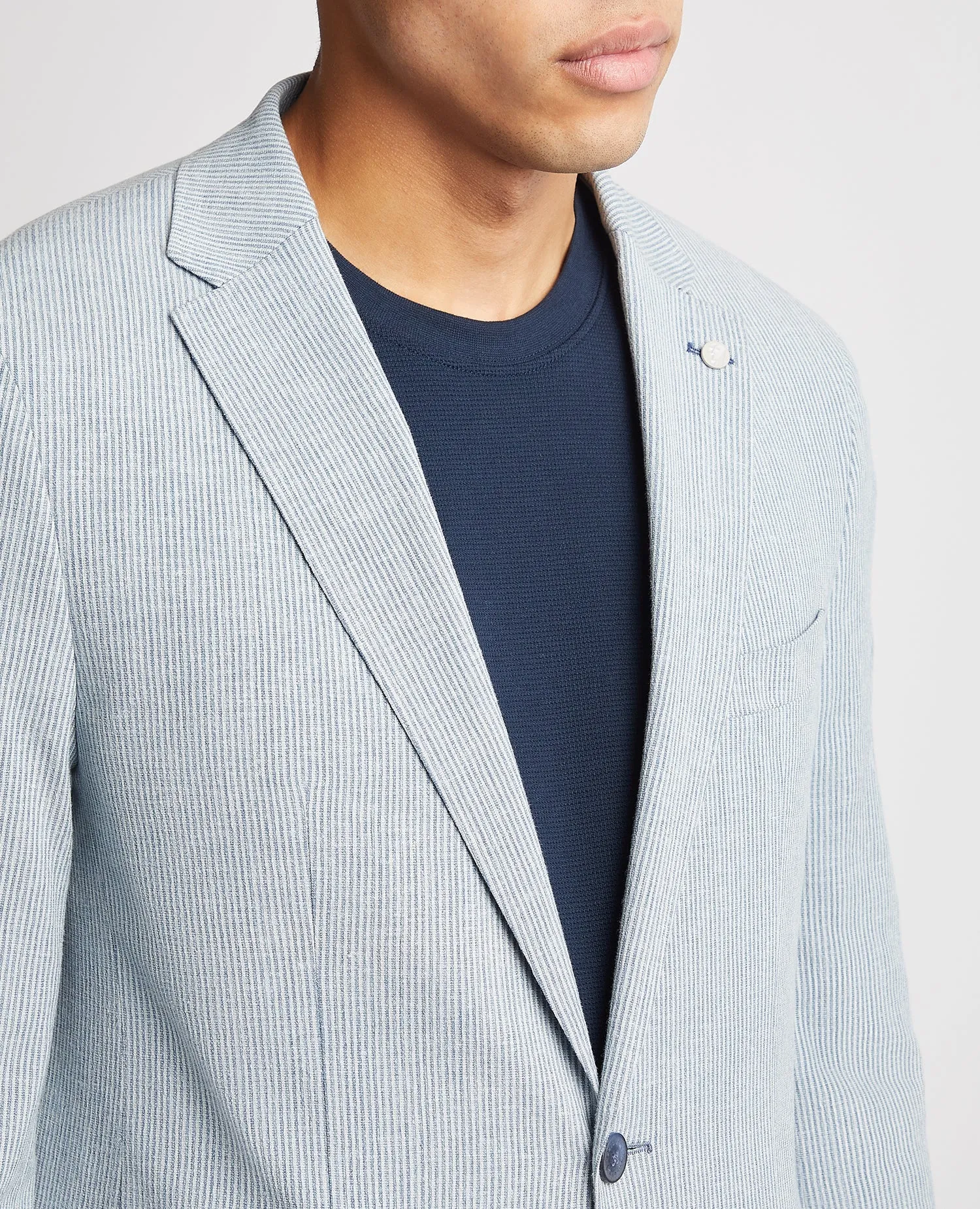 Tapered Fit Cotton-Stretch Jacket