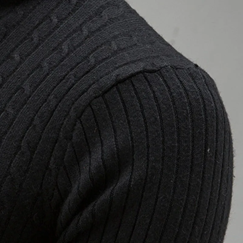 West Louis Turtleneck Solid Casual Sweater