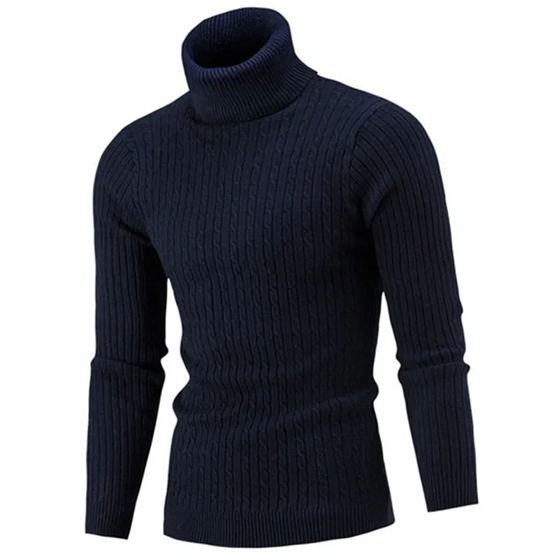 West Louis Turtleneck Solid Casual Sweater