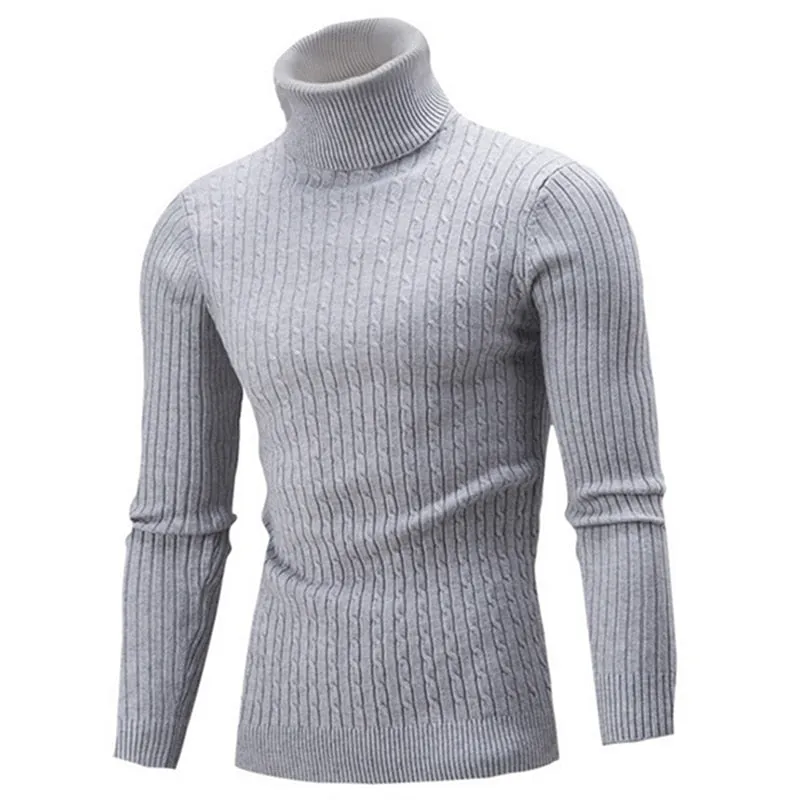 West Louis Turtleneck Solid Casual Sweater