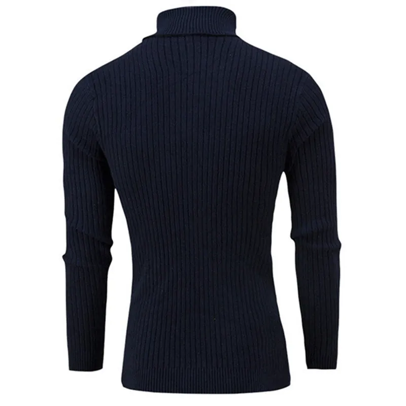 West Louis Turtleneck Solid Casual Sweater