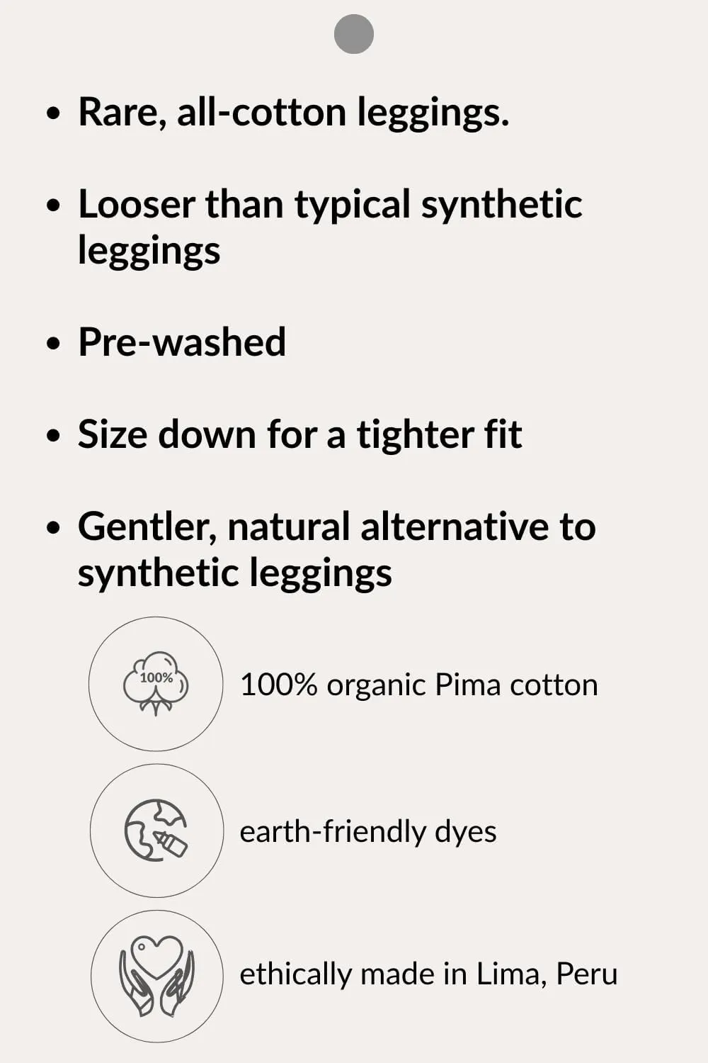 Women's 100% Organic Pima Cotton Leggings Pants with Pocket - 30" Inseam