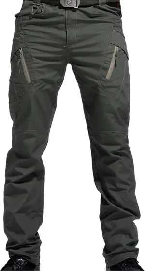 yardsong Mens Hiking Cargo Pants Business Casual Slim Fit Outdoor Pants Fishing Camping Travel Trousers with Pockets